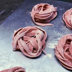 A picture of Vegan Beetroot Pasta.