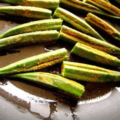 A picture of Stuffed Okra or Bharwa Bhindi - Step by Step Recipe.