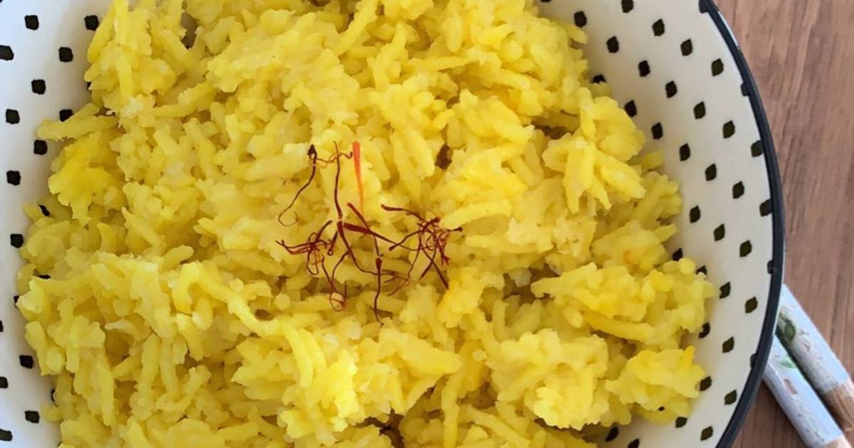 Arroz basmati al azafrán Receta de Marieta Cookpad
