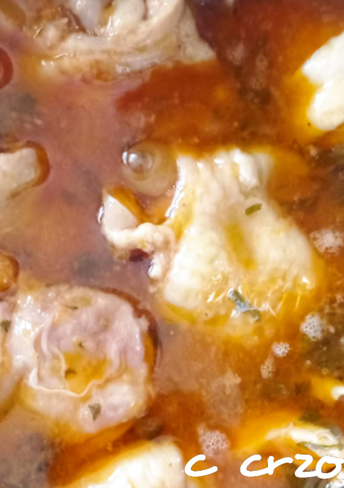 Una foto de Pollo guisado con calabaza
