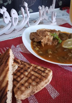 صورة لوصفة ڨناوية (بامية)