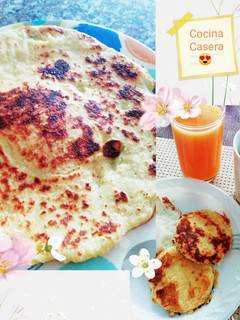 Una foto de Arepas de maíz 🌽 tierno y queso 🧀Muy caseritas