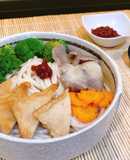 Mỳ Udon nấu tương đậu cay