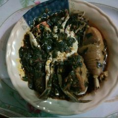 A picture of Moringa vegetable soup.