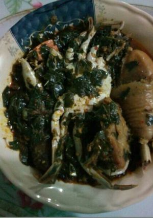 A picture of Moringa vegetable soup.