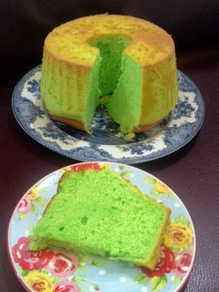 Foto resep Pandan chiffon cake (Bolu pandan)