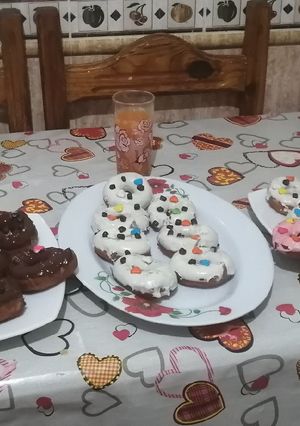 صورة لوصفة دونات رووووووووعة 😘😘💞 ما تفوتكمش وبمكونات بسيطة جدا❤️❤️💋