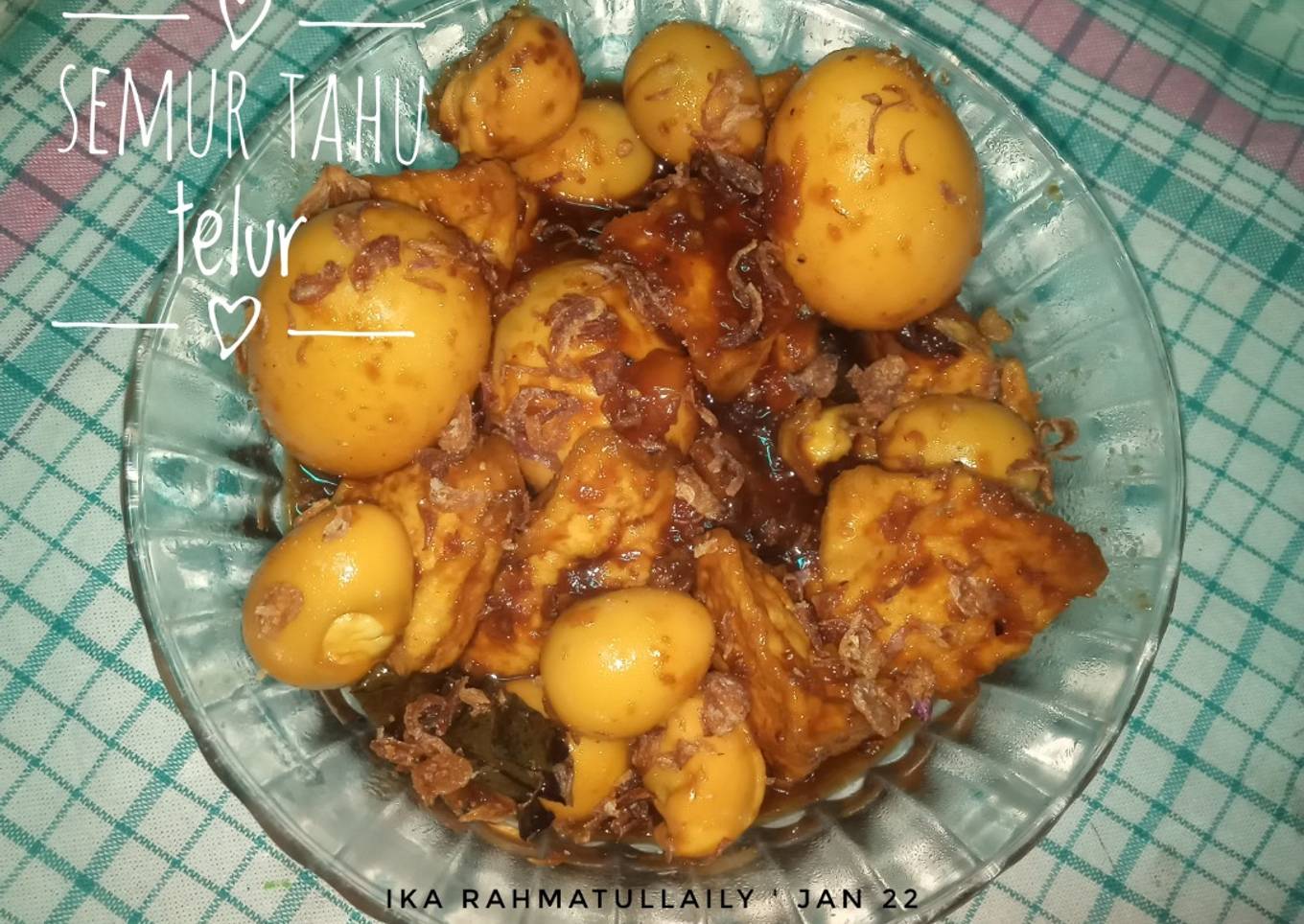 Semur tahu telur