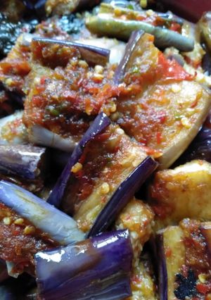 Foto resep Balado terong ungu