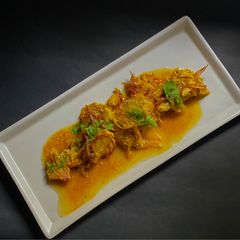 A picture of Dabi Arvi ka Salan Lucknowi style (Colocasia curry).