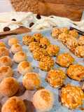 “PANELLETS” (sweet potato balls made with coconut, pine nuts, or almonds)