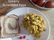 A picture of healthy egg scramble