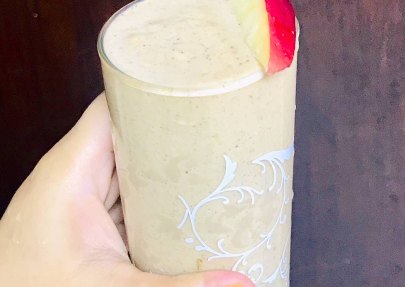 Apple & oats smoothie