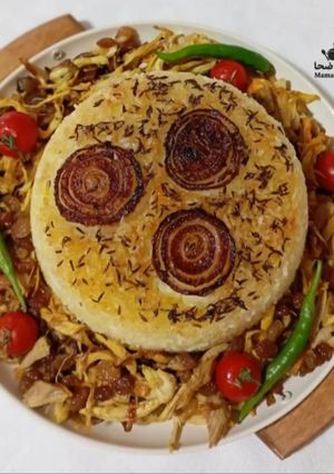 عکسی از دستور تهدیگ پیاز با زیره