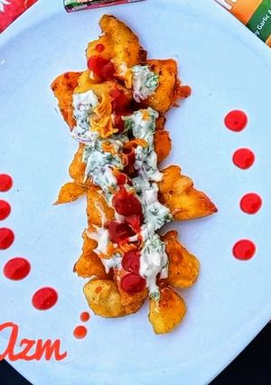 A picture of Mayo crispy potatoes.