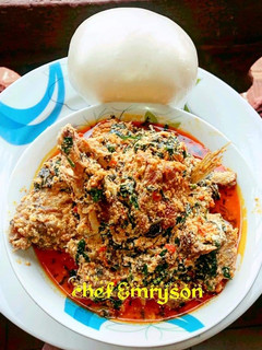 A picture of Egusi soup.