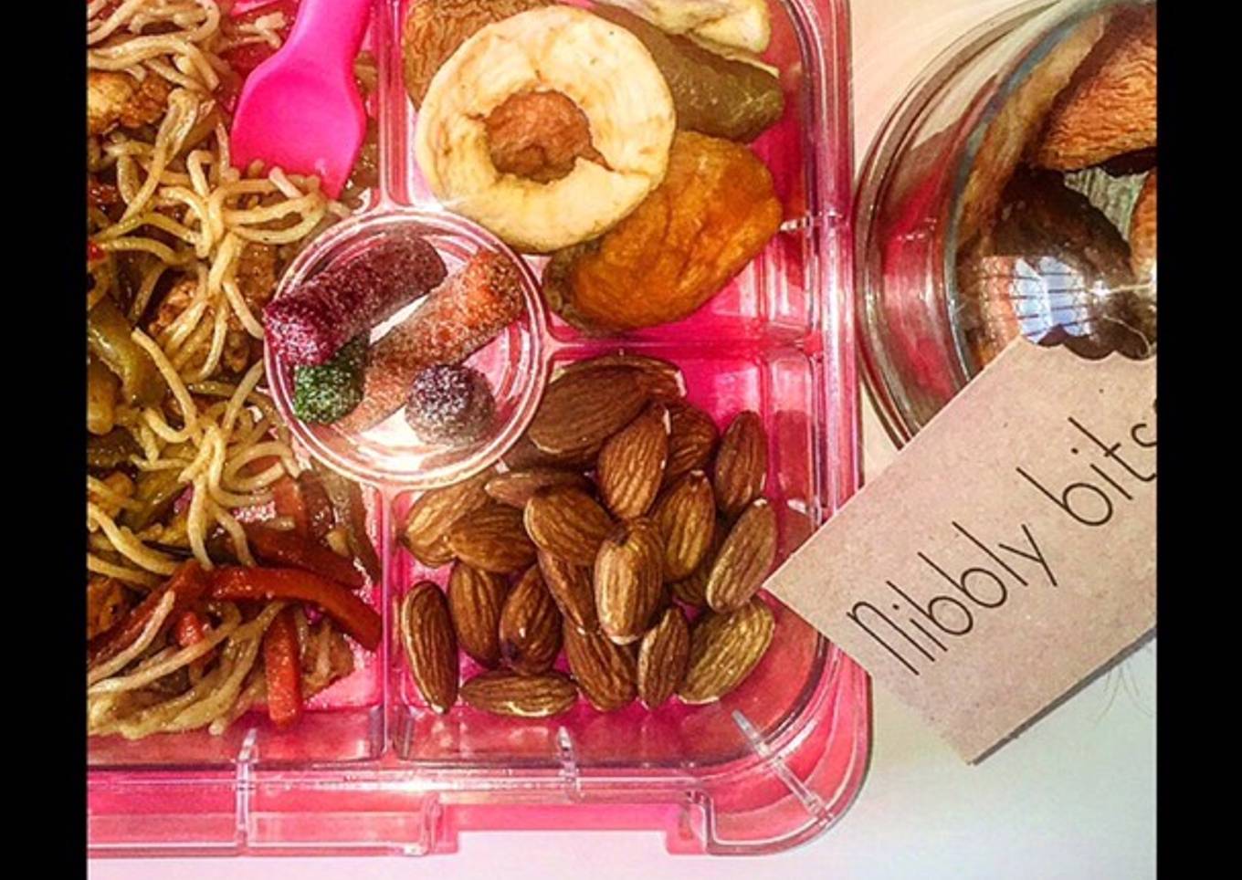 Mediterranean stir fry and nibbly bits!