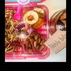 A picture of Mediterranean stir fry and nibbly bits!.