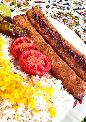 عکسی از دستور کباب کوبیده در فر