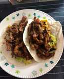 🎉🎉 Burrito de cerdo salteado 👌🏻 un almuerzo mega delicioso para sorprender en un cumpleaños 🎁 🎉🎉