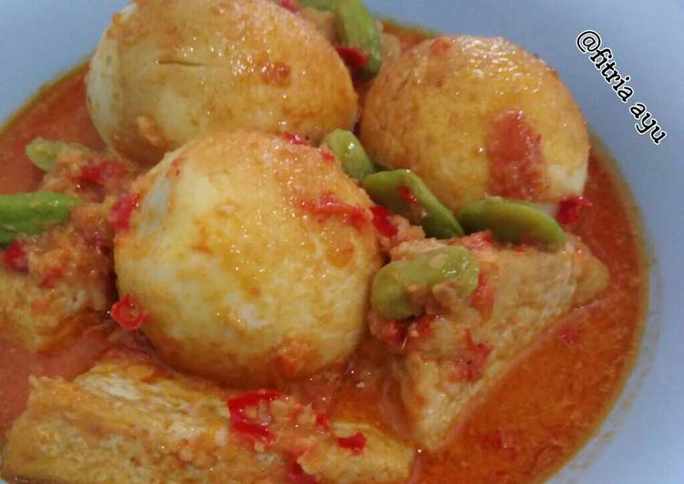Balado tahu telur
