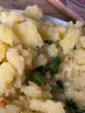 Papas aliñadas