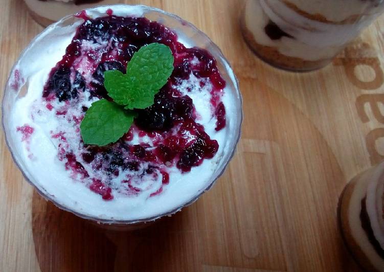 Blueberry Dessert#foodphotographychallenge