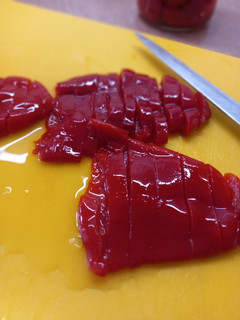 Una foto de Ensalada de pimientos