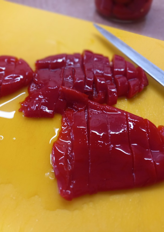 Una foto de Ensalada de pimientos