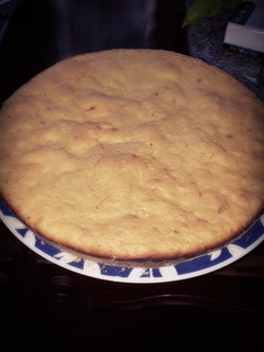 Una foto de Bizcochuelo húmedo de mandarina y avena