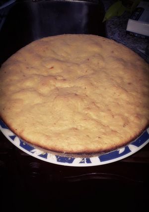 Una foto de Bizcochuelo húmedo de mandarina y avena