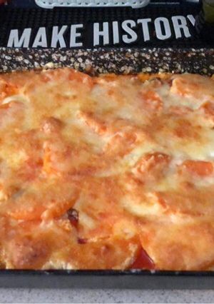 Rakott krumpli mediterránosan recept fotója