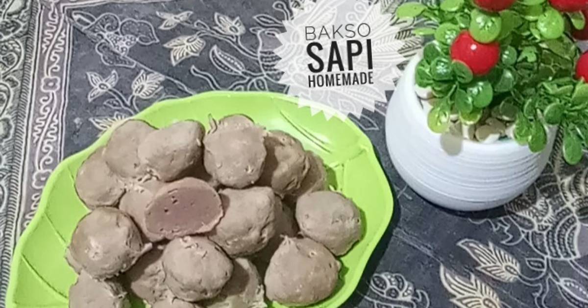 Resep Bakso Sapi Kenyal Garing Oleh Bunda Maulida Cookpad