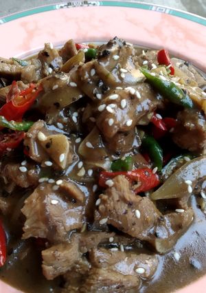 Foto resep Sapi Lada Hitam