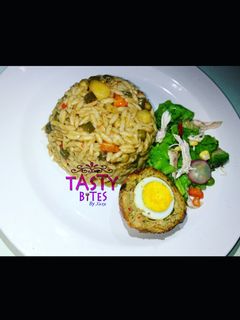 A picture of Pasta pulau.