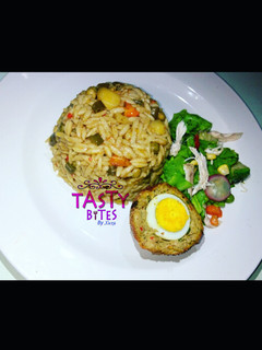 A picture of Pasta pulau.