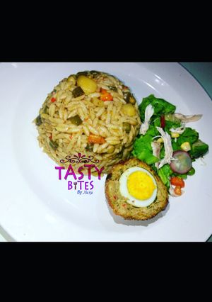 A picture of Pasta pulau.