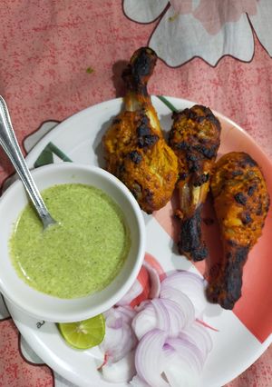 A picture of Chicken tangdi kabab.