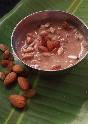 A picture of Khajur ki kheer.