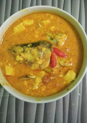 Foto resep Mangut tahu+kepla ikan tenggiri khas bngka
