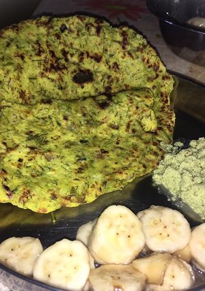 A picture of Masale Roti.