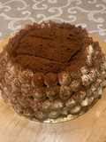 Zuccotto tiramisù con pan di Spagna al cacao
