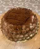 Zuccotto tiramisù con pan di Spagna al cacao