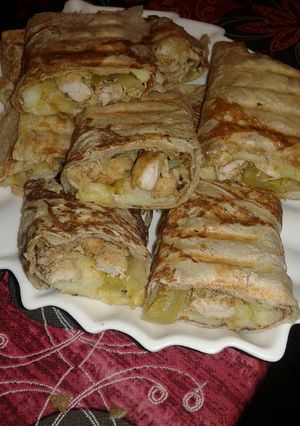 صورة لوصفة شاورما دجاج