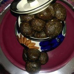 A picture of Bajra Ladoo.