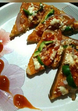 A picture of Bread pizza.