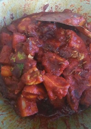 Foto resep Ayam bumbu merah khas Banjar ala mama meisyah