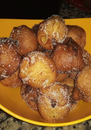 Una foto de Buñuelos de manzana