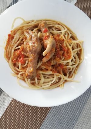 Foto resep Seblak Ceker Spaghetti Mbledoss