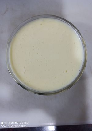 A picture of Instant homemade condensed milk.